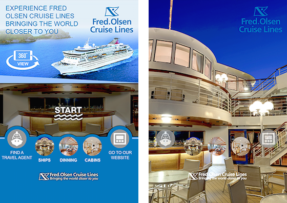 Screenshot of Cruise ad